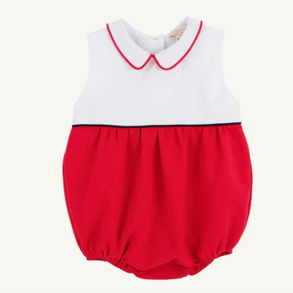 The Beaufort Bonnet Company Bradford Bubble Boys 18 to 24 M Red White NEW